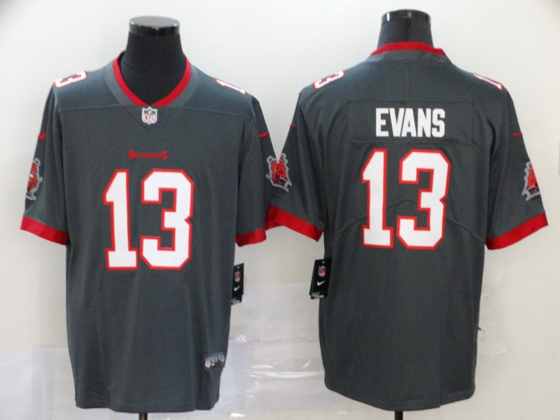Men's Tampa Bay Buccaneers Mike Evans Gray Game Jersey football jersey product view 1