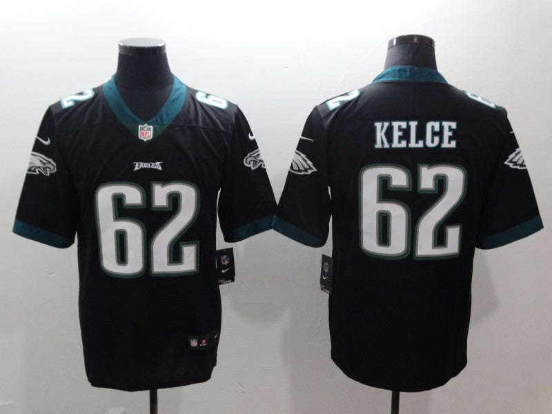 Men's Philadelphia Eagles Jason Kelce Black Game Jersey football jersey product view 1