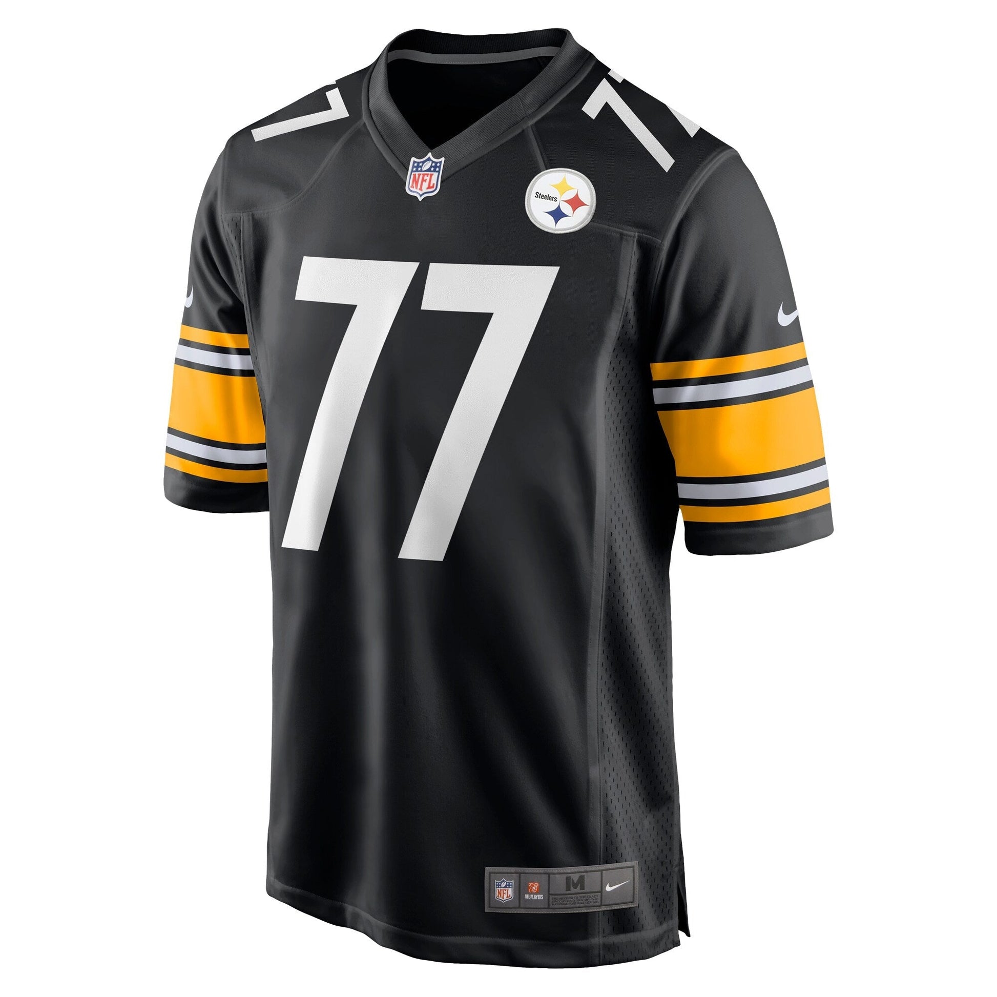Broderick Jones Pittsburgh Steelers Game Jersey - Black football jersey product view 2