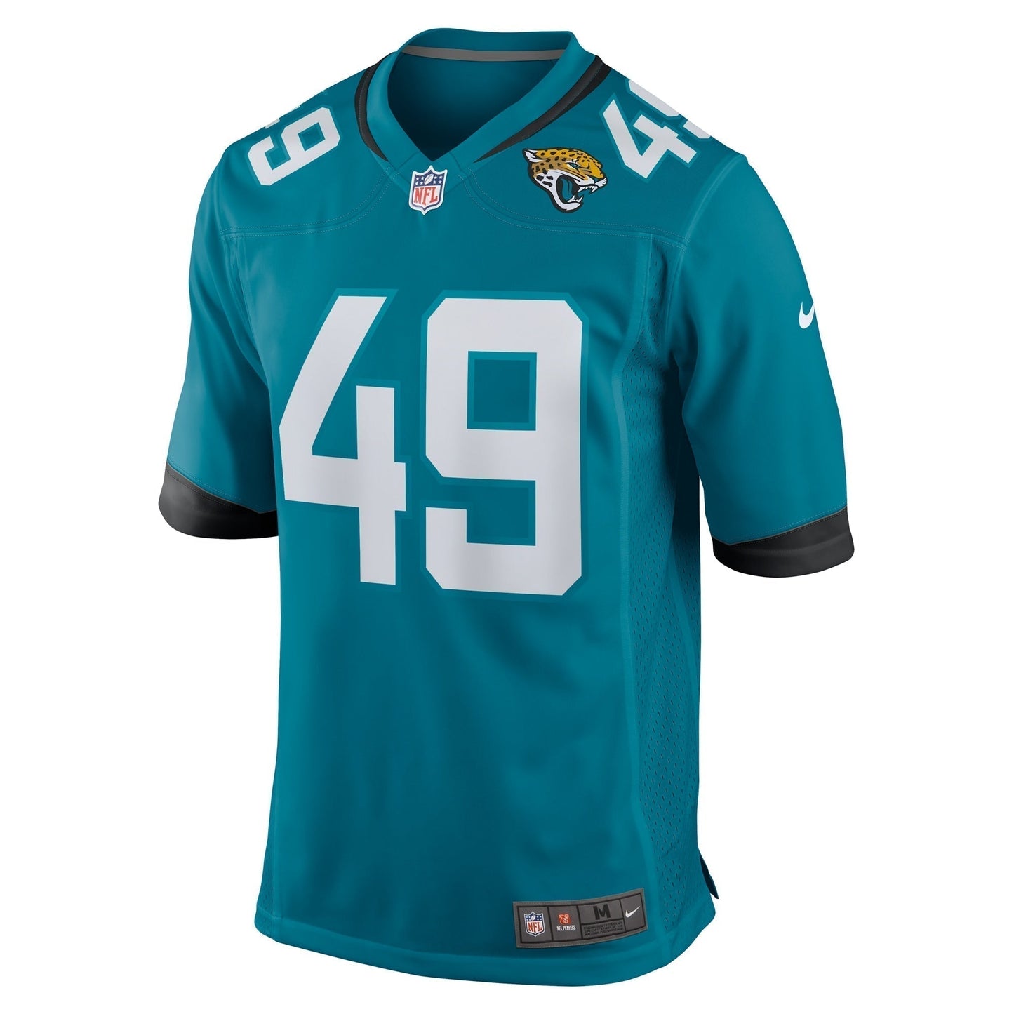 Leonard Taylor Jacksonville Jaguars Game Jersey - Teal football jersey product view 2