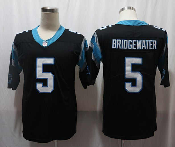 Men's Carolina Panthers Teddy Bridgewater Black Game Jersey football jersey product view 1