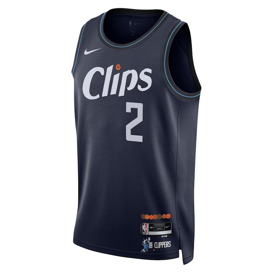 Kawhi Leonard Los Angeles Clippers City Edition 2023-2024 season Jersey basketball jersey product view 2