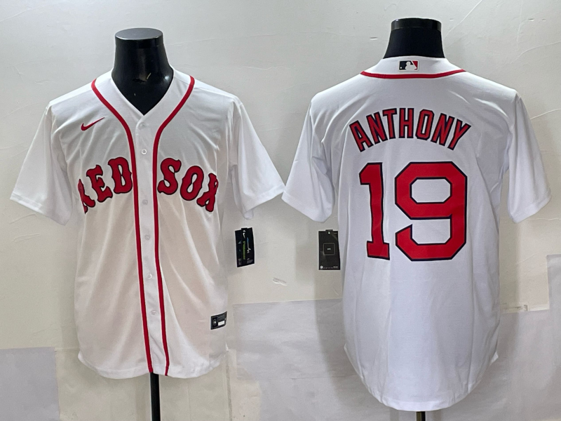 Men's Boston Red Sox Roman Anthony White Home Limited Player Jersey baseball jersey product view 1