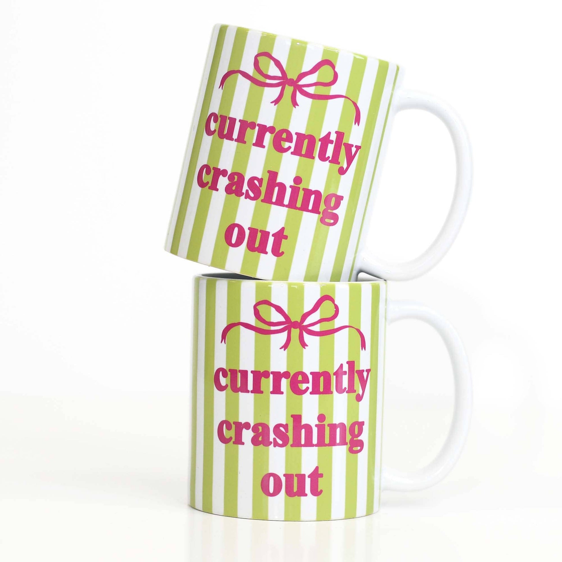 Currently Crashing Out Funny Mug, Crashing Out Coffee Mug Unisex T-shirt, Sweatshirt, Hoodie, Long Sleeve Tee - T-Shirt, Sweatshirt, Hoodie
