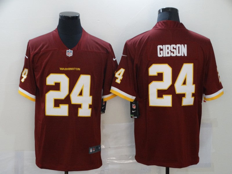Men's Washington Commanders Antonio Gibson Red Game Jersey football jersey product view 1