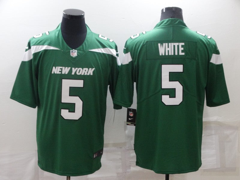 Men's New York Jets Mike White Green Game Jersey football jersey product view 1