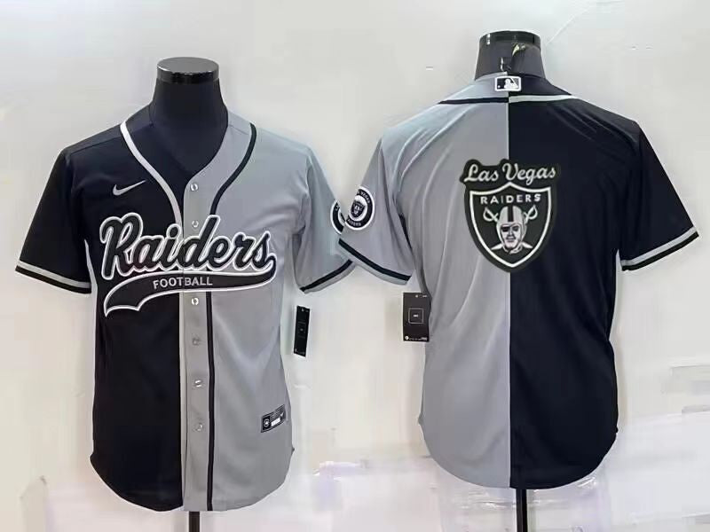 Men's Las Vegas Raiders Black/Gray Game Jersey football jersey product view 1
