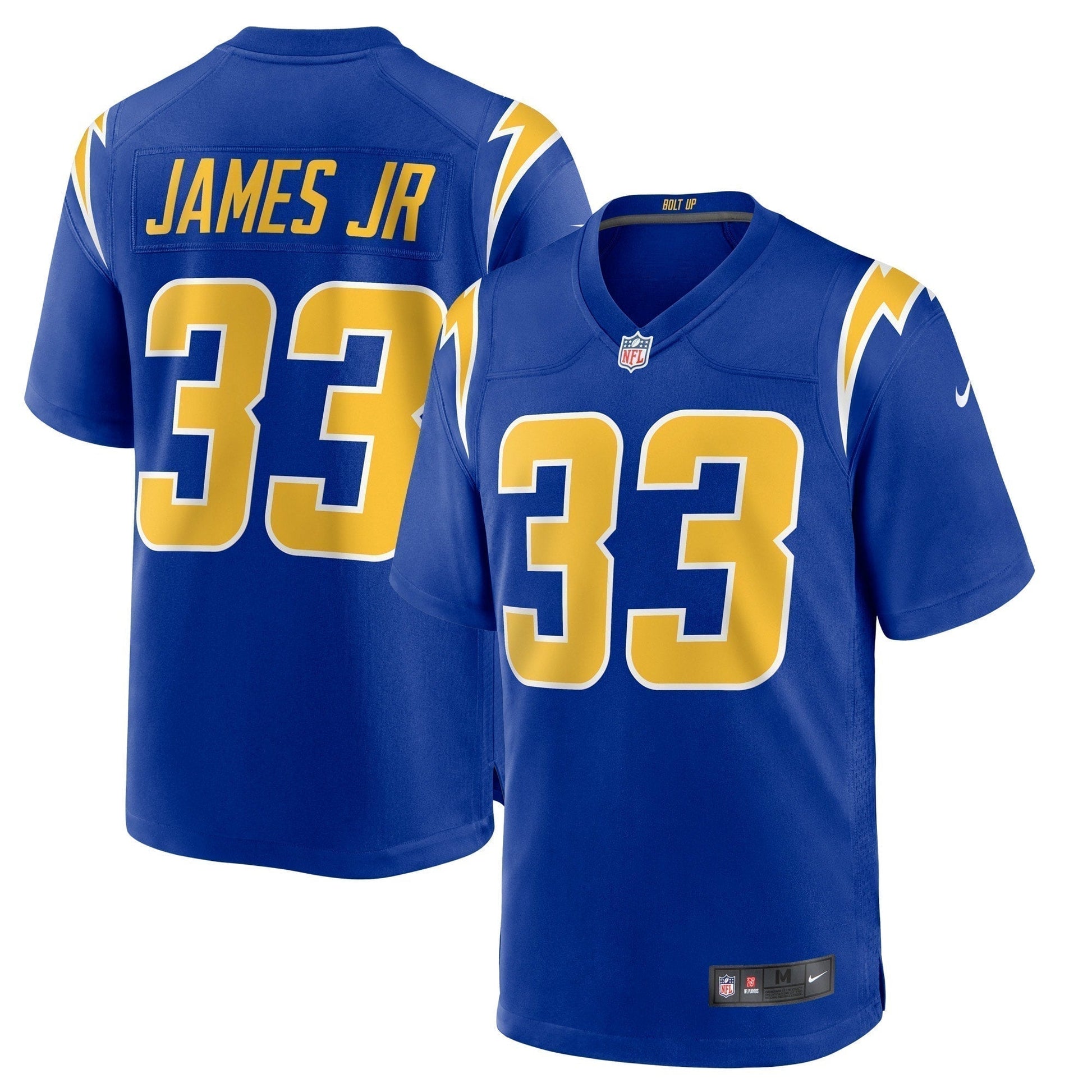 Derwin James Los Angeles Chargers 2nd Alternate Game Jersey - Royal football jersey product view 1