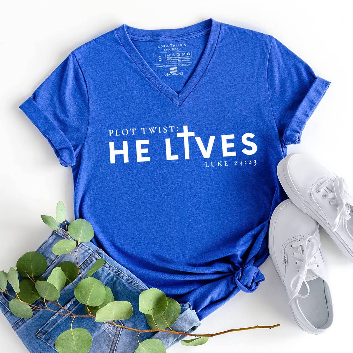 Plot Twist He Lives V-Neck Unisex T-shirt, Sweatshirt, Hoodie, Long Sleeve Tee - T-Shirt, Sweatshirt, Hoodie