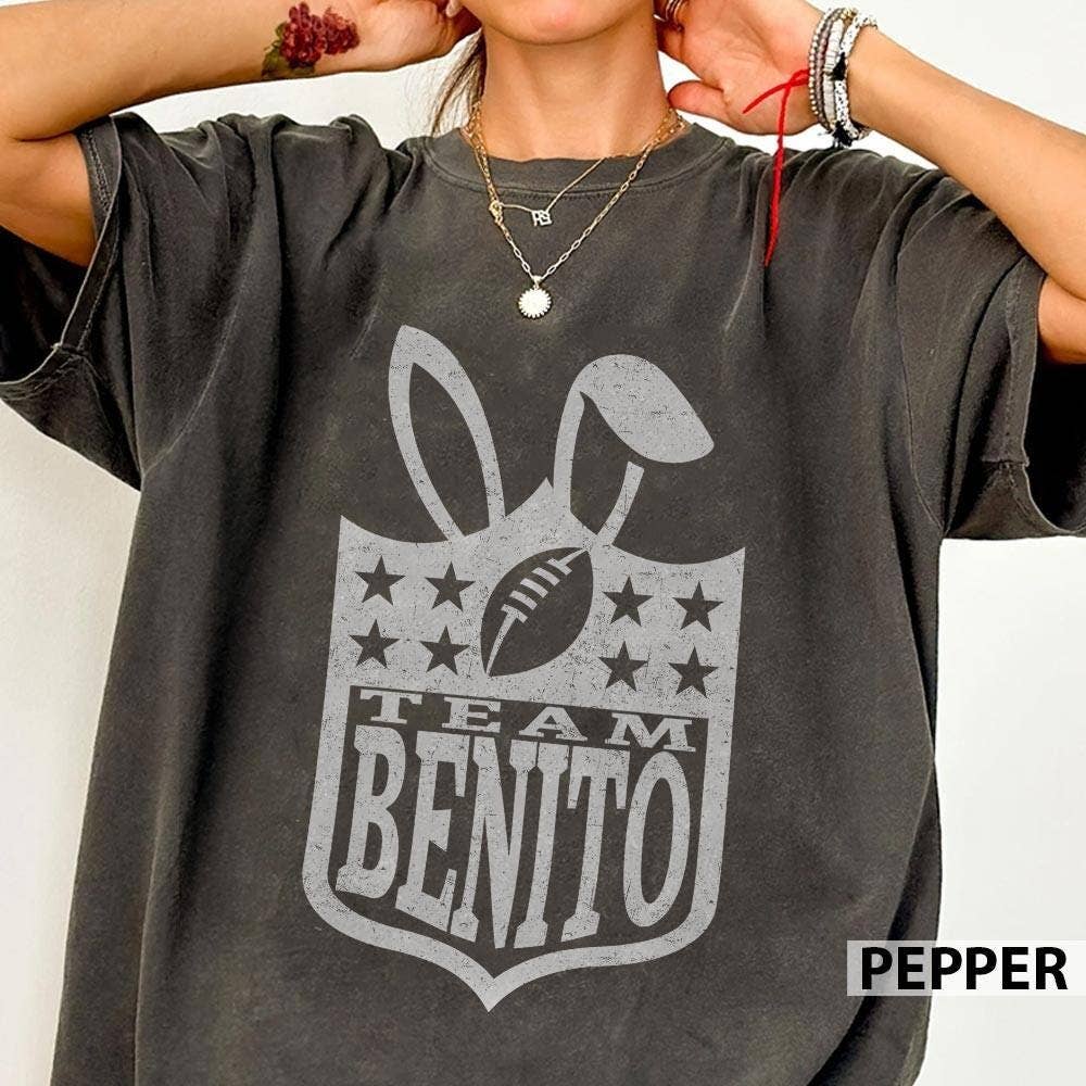 Team Benito Football Vintage Comfort Tee Unisex T-shirt, Sweatshirt, Hoodie, Long Sleeve Tee - T-Shirt, Sweatshirt, Hoodie