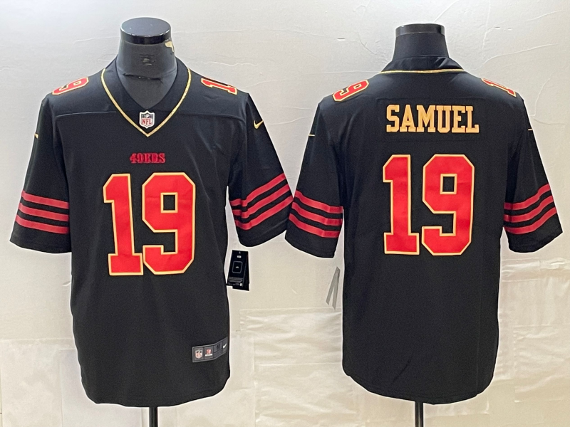 Men's San Francisco 49ers Deebo Samuel Black Vapor F.U.S.E. Limited Jersey football jersey product view 1
