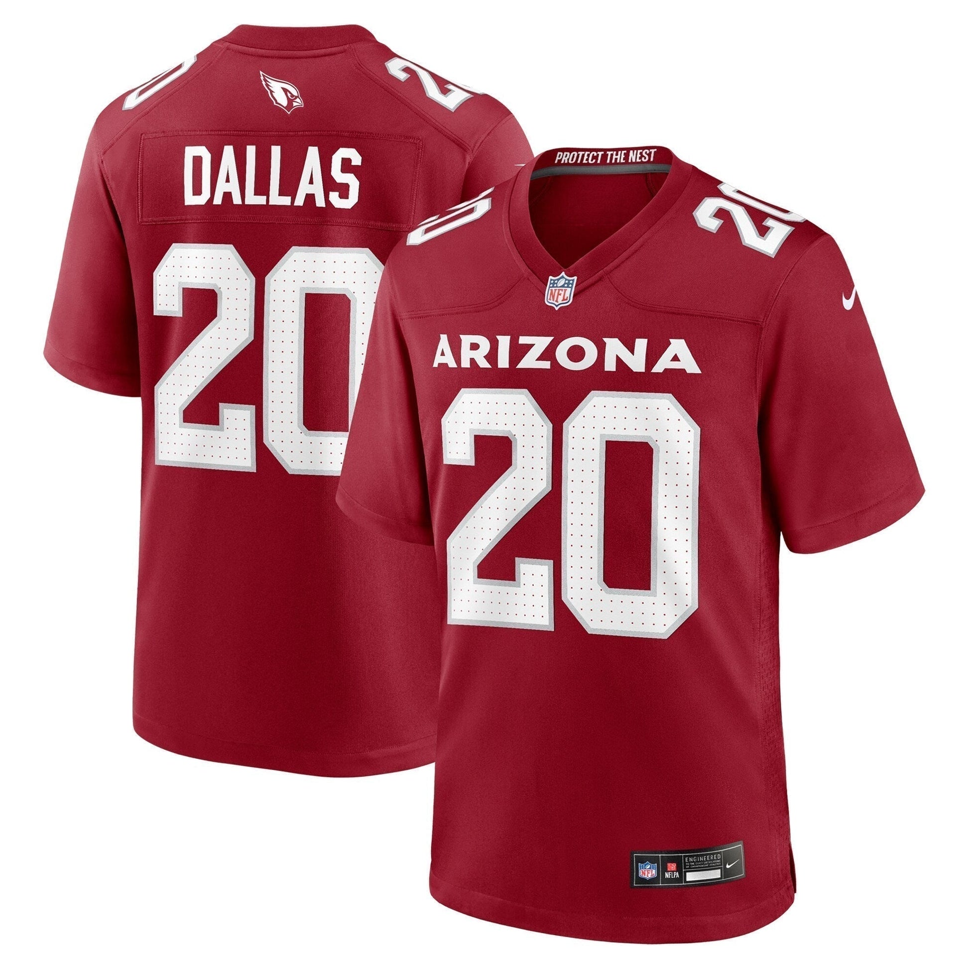DeeJay Dallas Arizona Cardinals Team Game Jersey - Cardinal football jersey product view 1