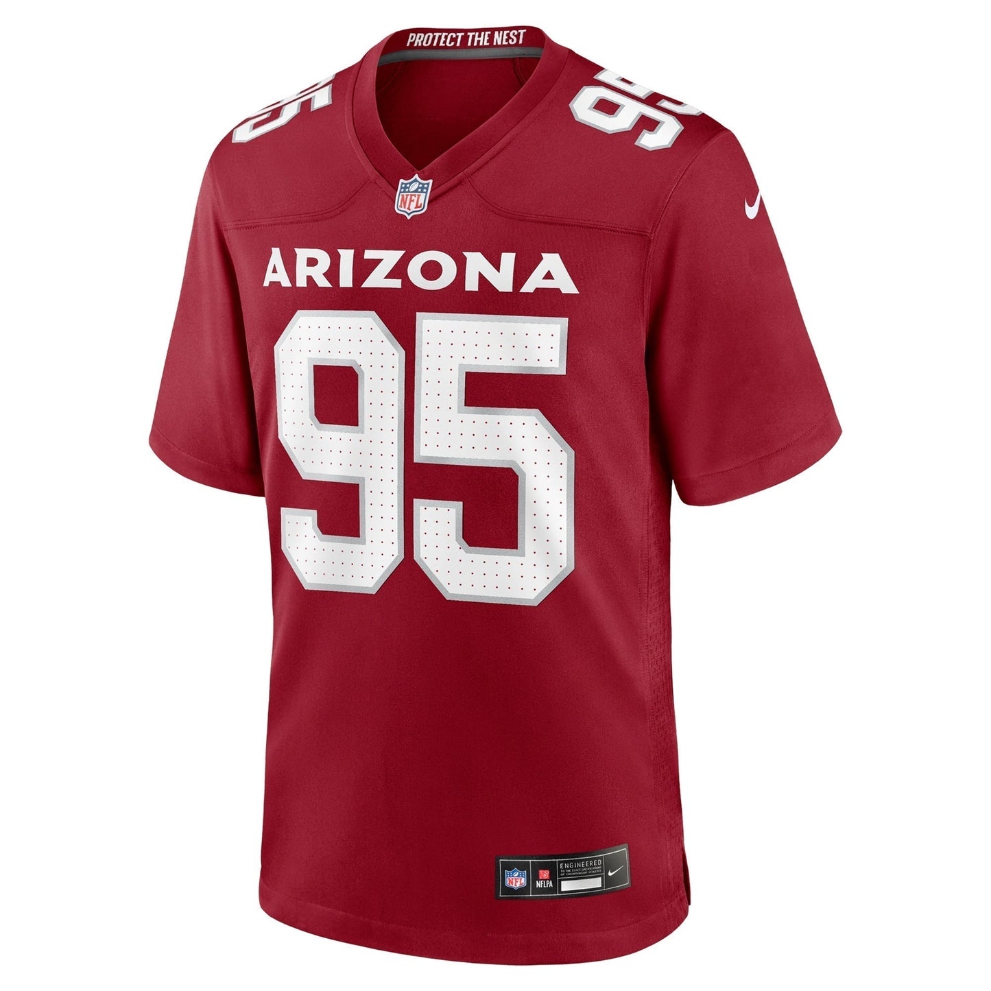 Khyiris Tonga Arizona Cardinals Team Game Jersey - Cardinal football jersey product view 2