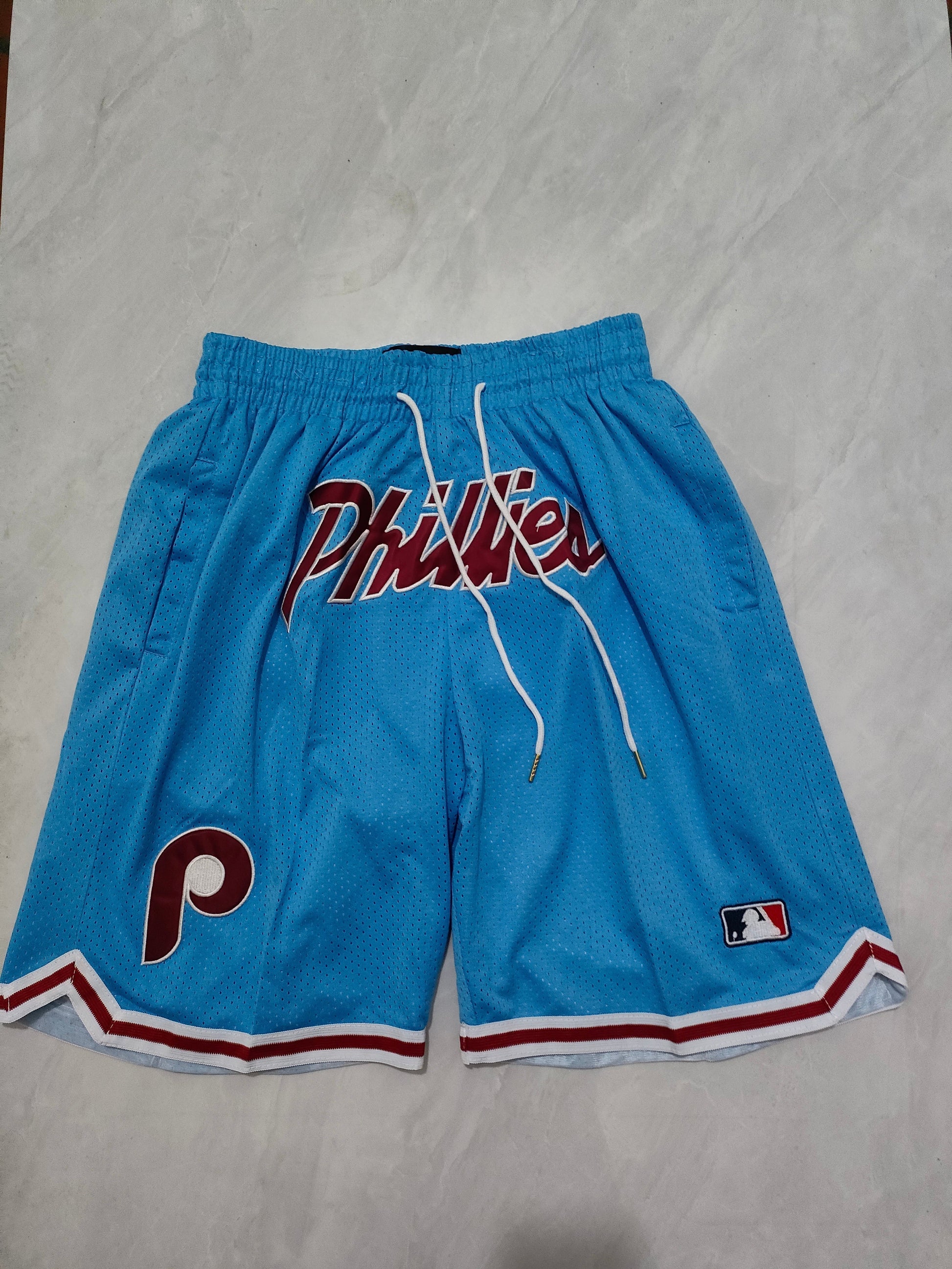 JUST DON Philadelphia Phillies Pocket Shorts baseball jersey product view 1