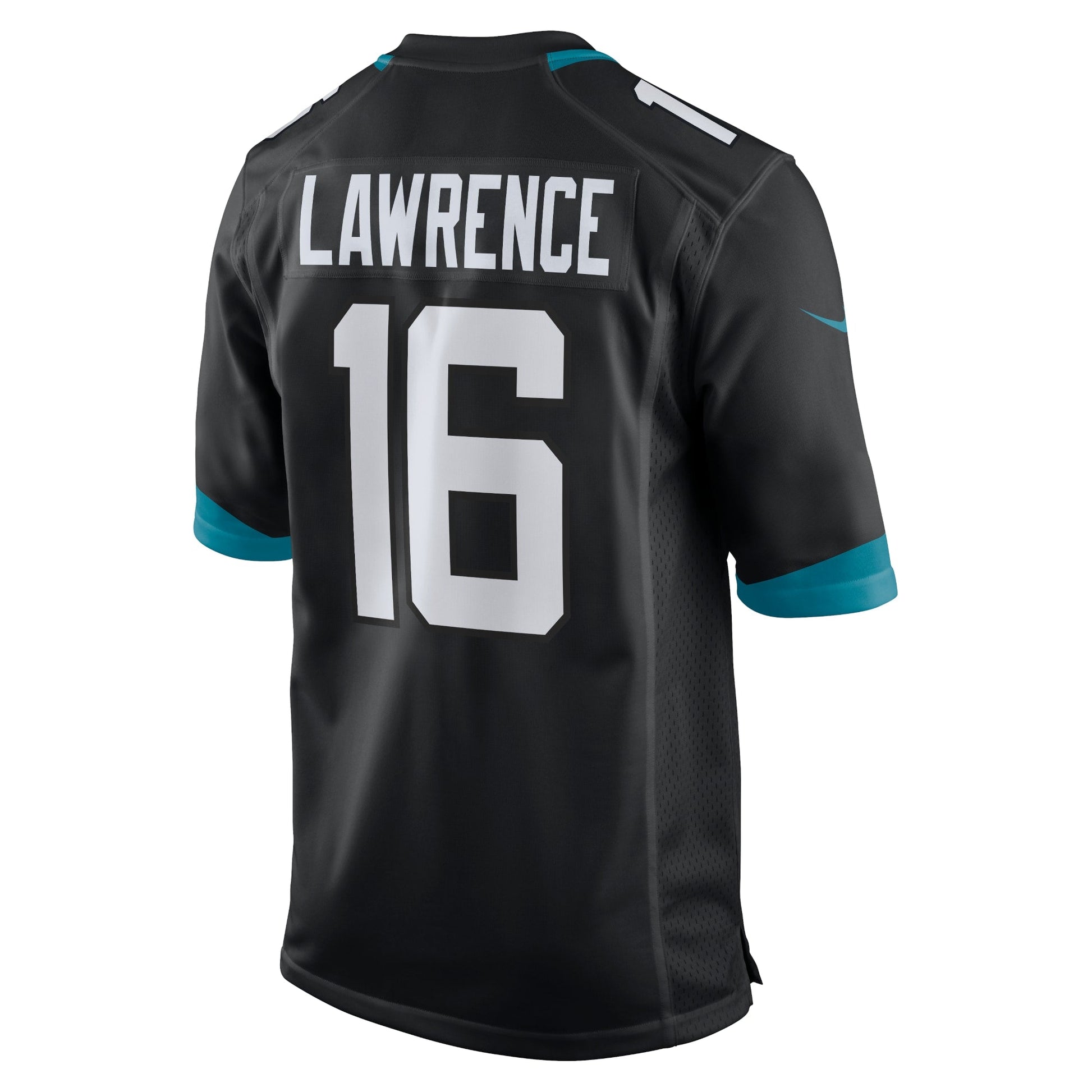 Trevor Lawrence Jacksonville Jaguars Alternate Game Jersey - Black football jersey product view 3