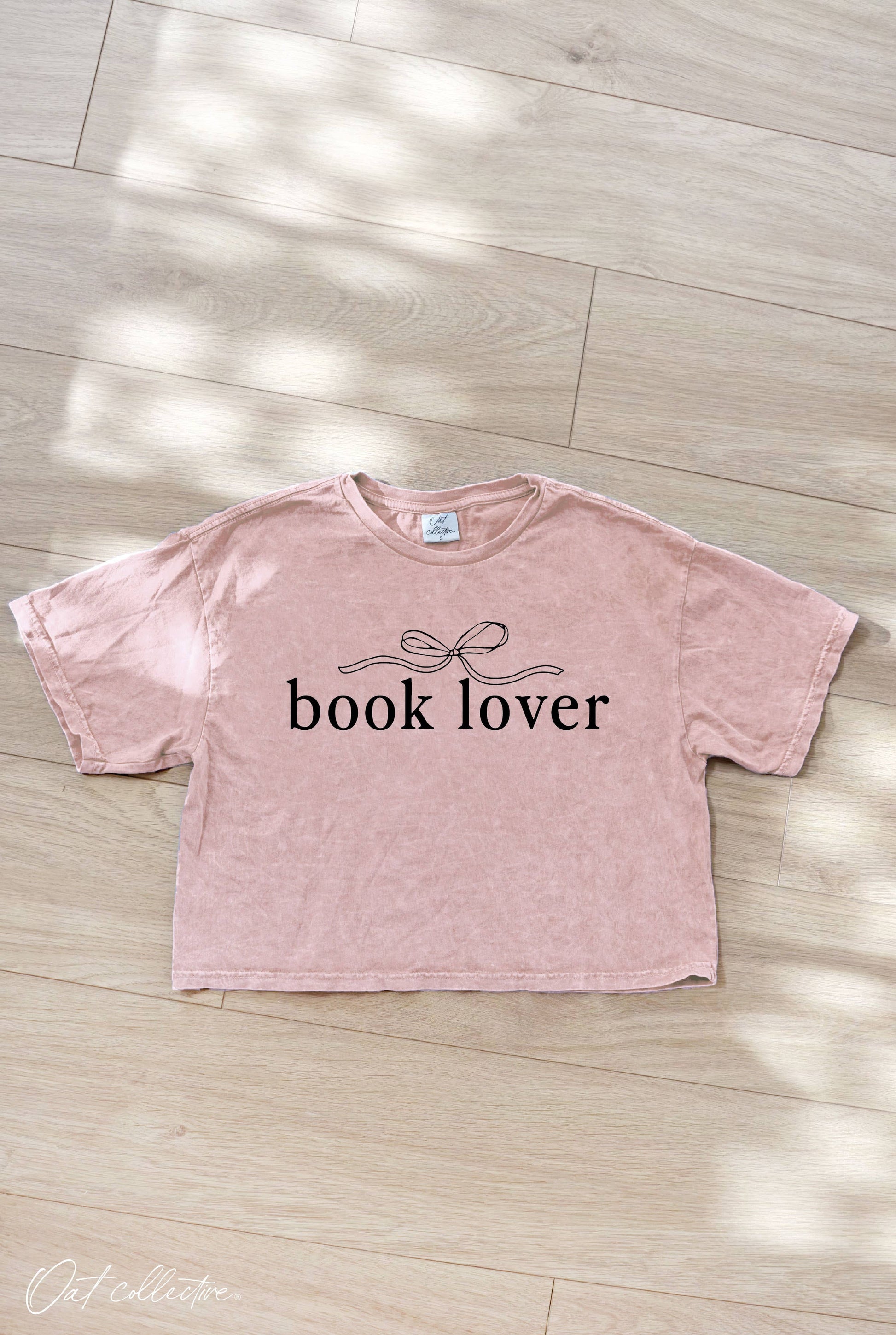 Book Lover Cropped Mineral Graphic Top Unisex T-shirt, Sweatshirt, Hoodie, Long Sleeve Tee - T-Shirt, Sweatshirt, Hoodie