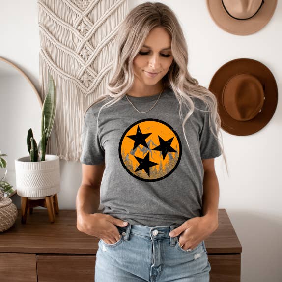 Tennessee Mountains Tee, Deep Heather Gray Unisex T-shirt, Sweatshirt, Hoodie, Long Sleeve Tee - T-Shirt, Sweatshirt, Hoodie
