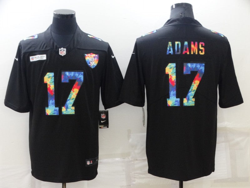 Men's Las Vegas Raiders Davante Adams #17 Black Player Jersey1 football jersey product view 1