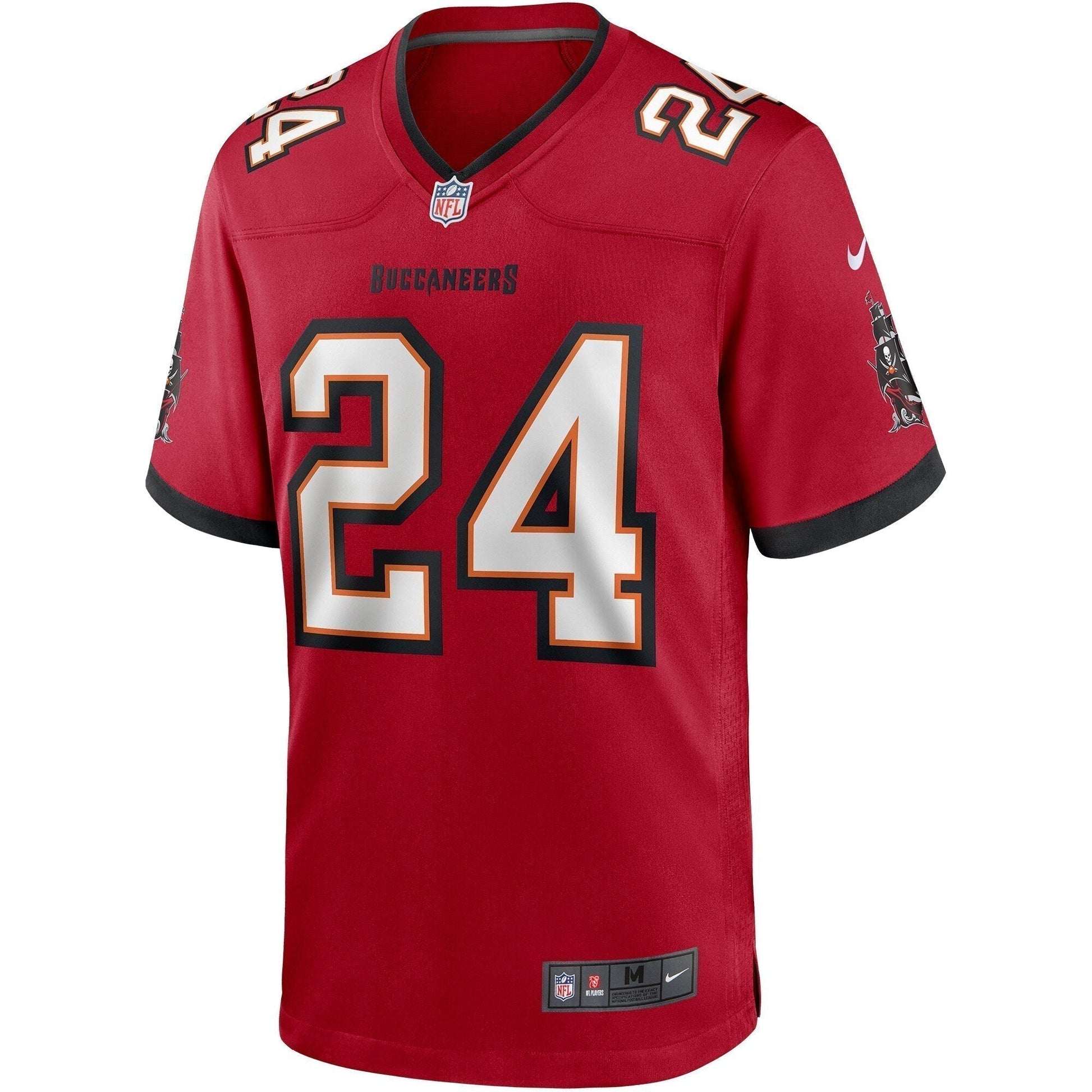 Cadillac Williams Tampa Bay Buccaneers Game Retired Jersey - Red football jersey product view 2
