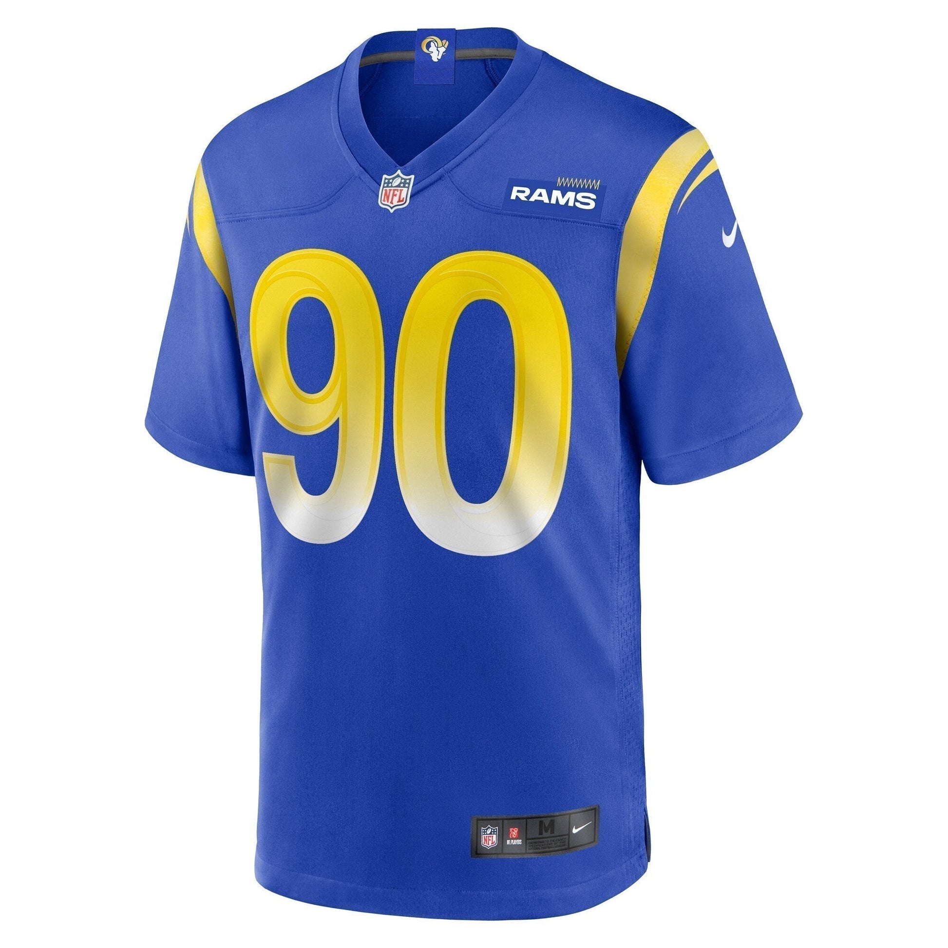 Earnest Brown IV Los Angeles Rams Team Game Jersey - Royal football jersey product view 2