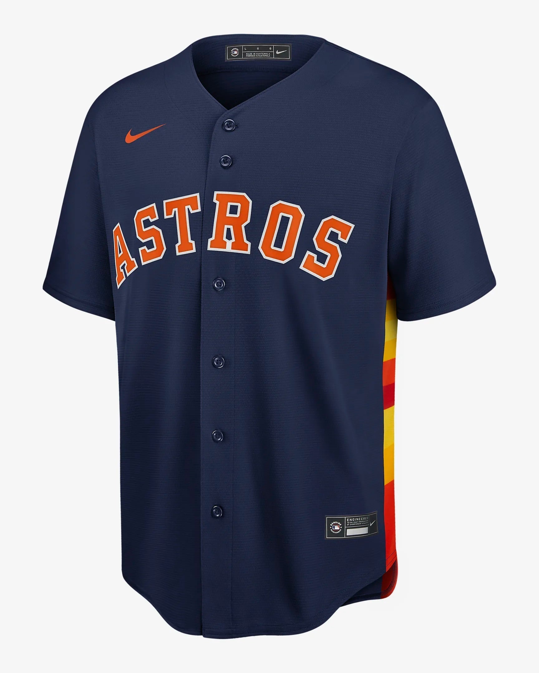 Houston Astros Jerseys baseball jersey product view 1