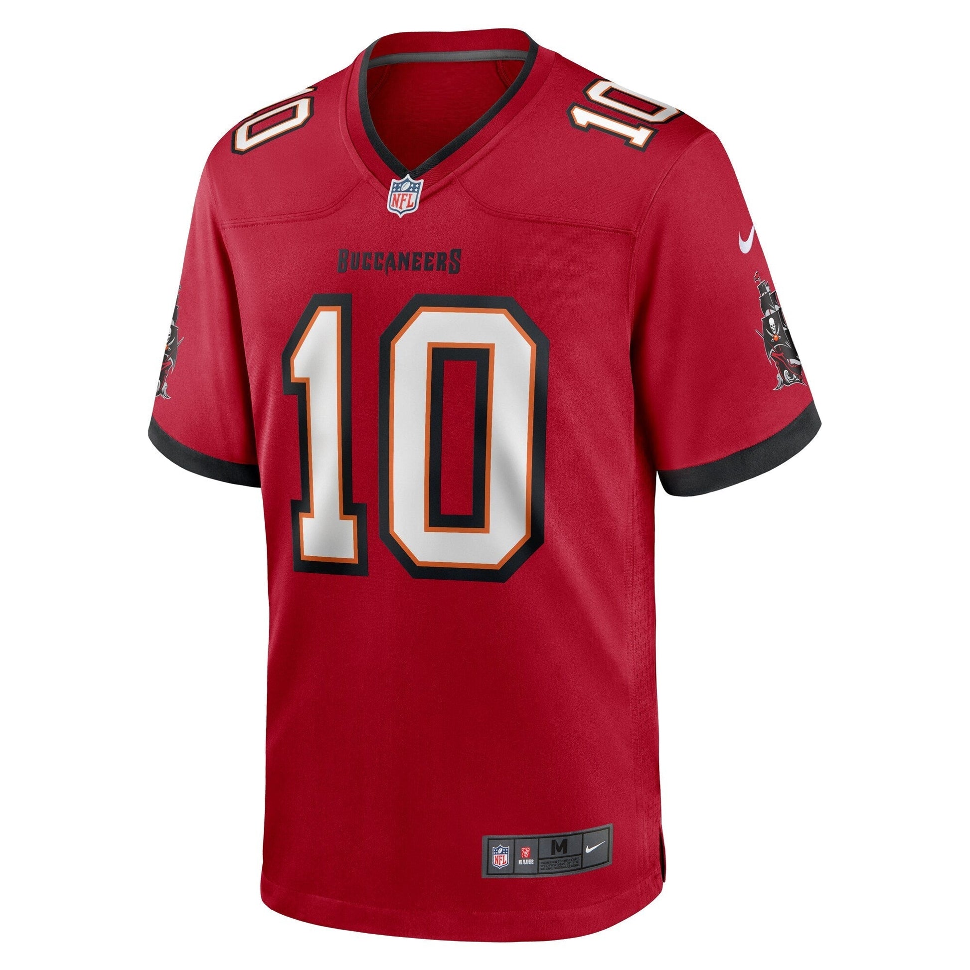 Trey Palmer Tampa Bay Buccaneers Game Jersey - Red football jersey product view 2