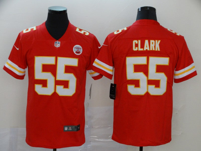 Men's Kansas City Chiefs Frank Clark Red Game Jersey football jersey product view 1