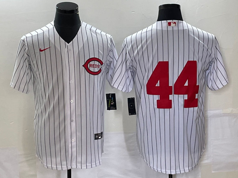 Men's Cincinnati Reds Elly De La Cruz White 2022 MLB at Field of Dreams Game Authentic Player Jersey baseball jersey product view 1