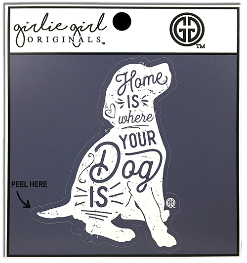 Decal/Sticker Where Your Dog Is 2121 Unisex T-shirt, Sweatshirt, Hoodie, Long Sleeve Tee - T-Shirt, Sweatshirt, Hoodie