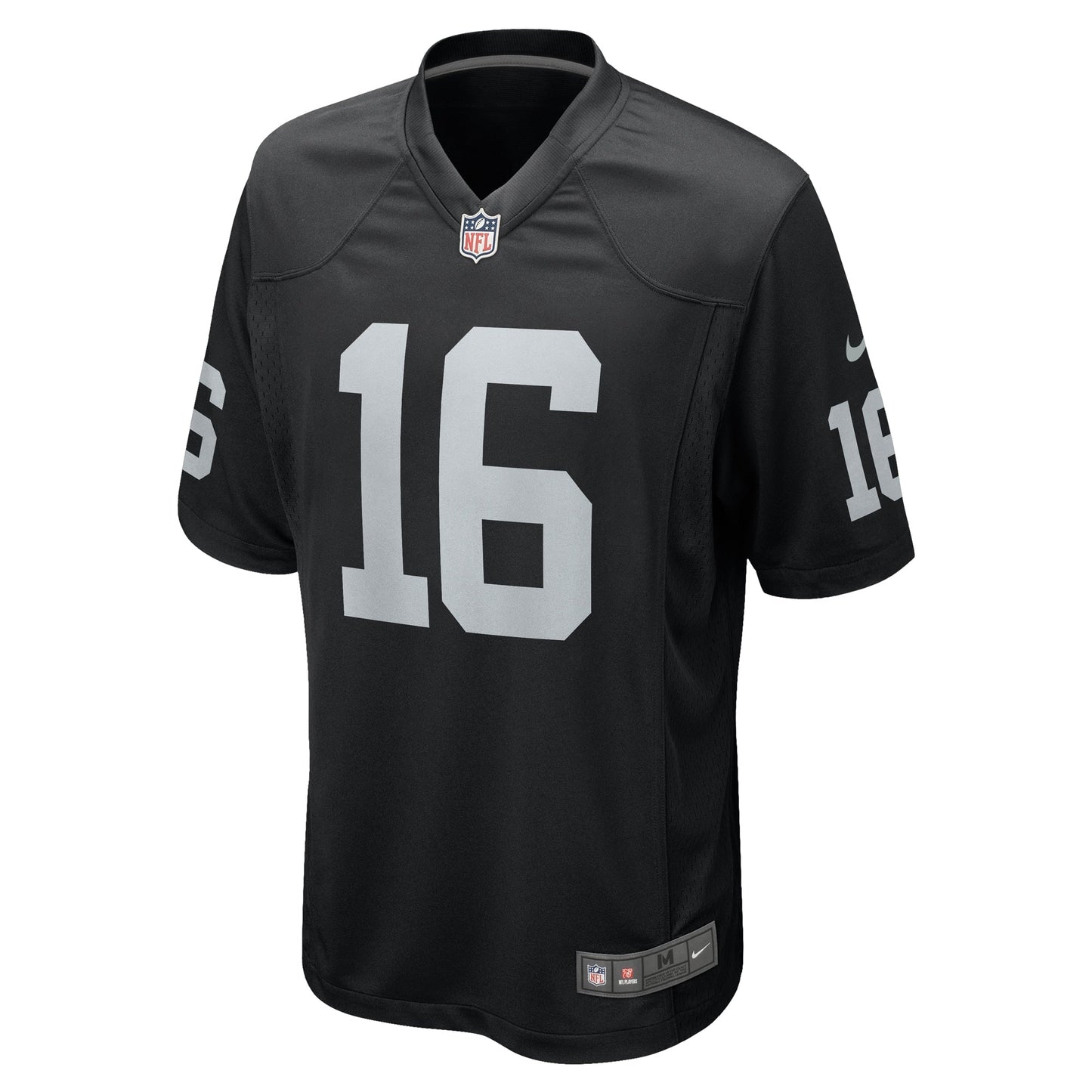 Jakobi Meyers Las Vegas Raiders Game Jersey - Black football jersey product view 2