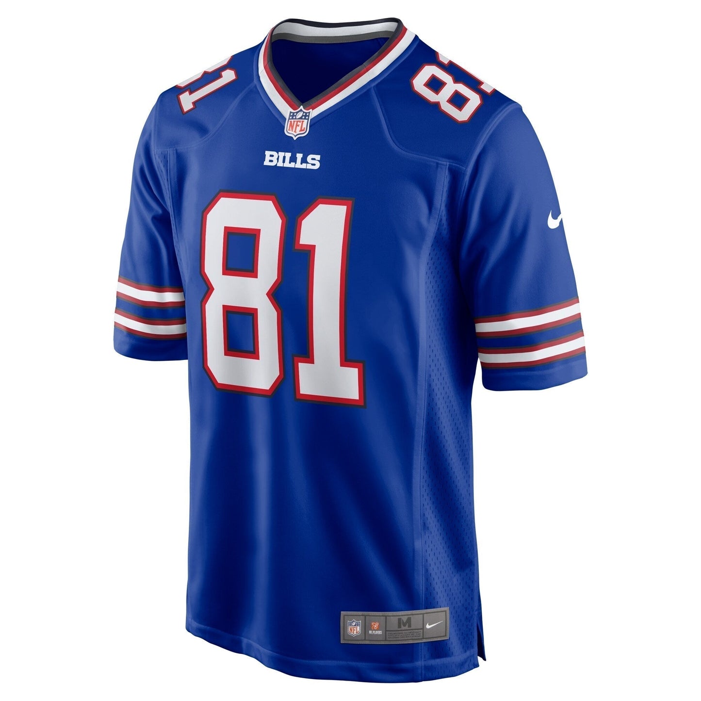 Quintez Cephus Buffalo Bills Team Game Jersey - Royal football jersey product view 2