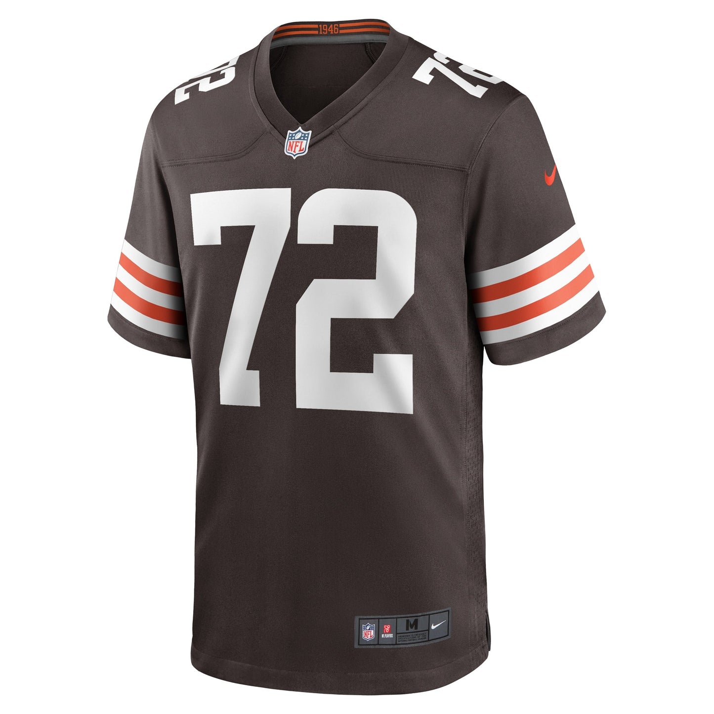 Ty Nsekhe Cleveland Browns Game Jersey - Brown football jersey product view 2