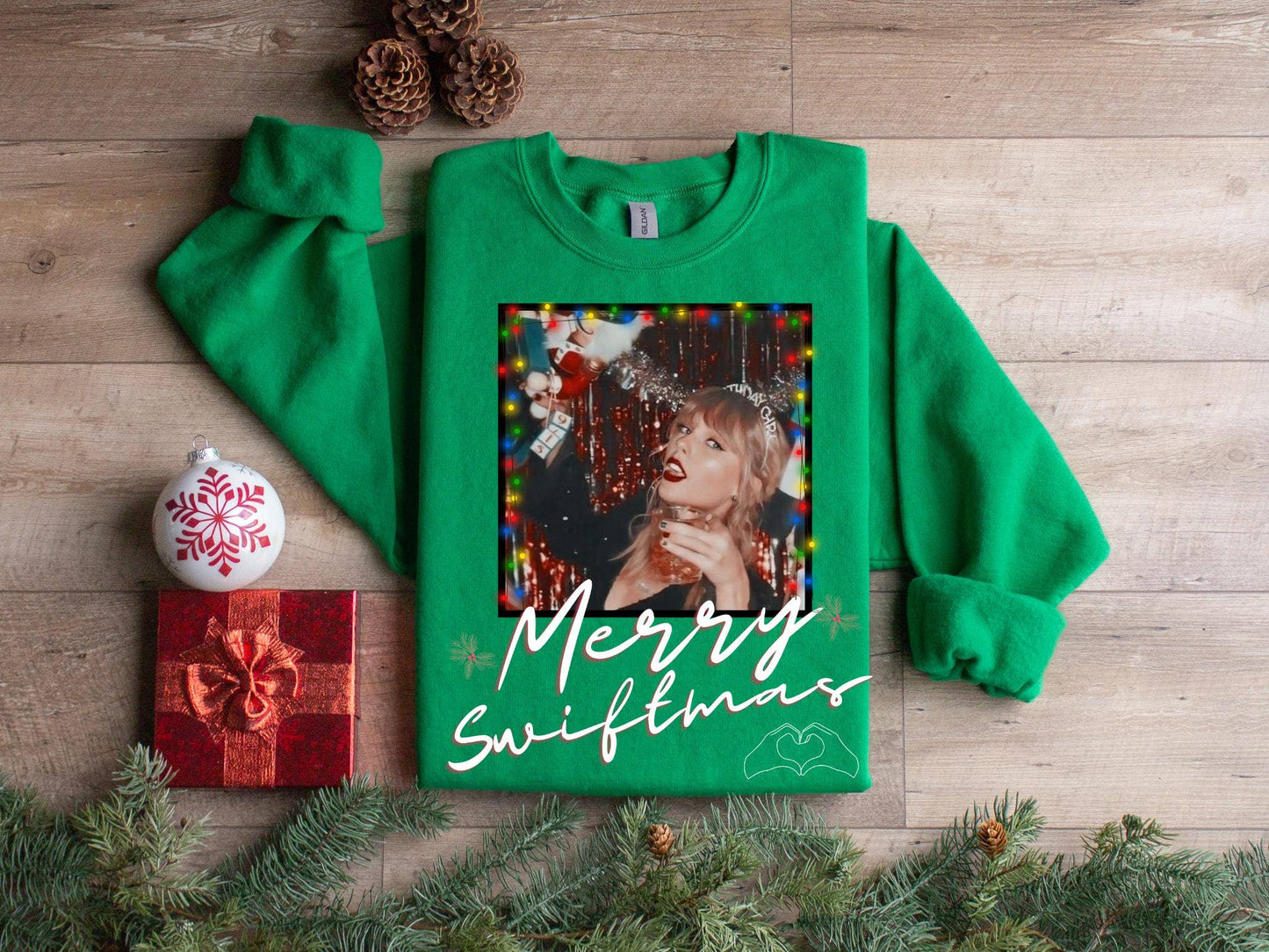 Merry Swiftmas Sweater - Taylor Eras Christmas Sweat Unisex T-shirt, Sweatshirt, Hoodie, Long Sleeve Tee - T-Shirt, Sweatshirt, Hoodie