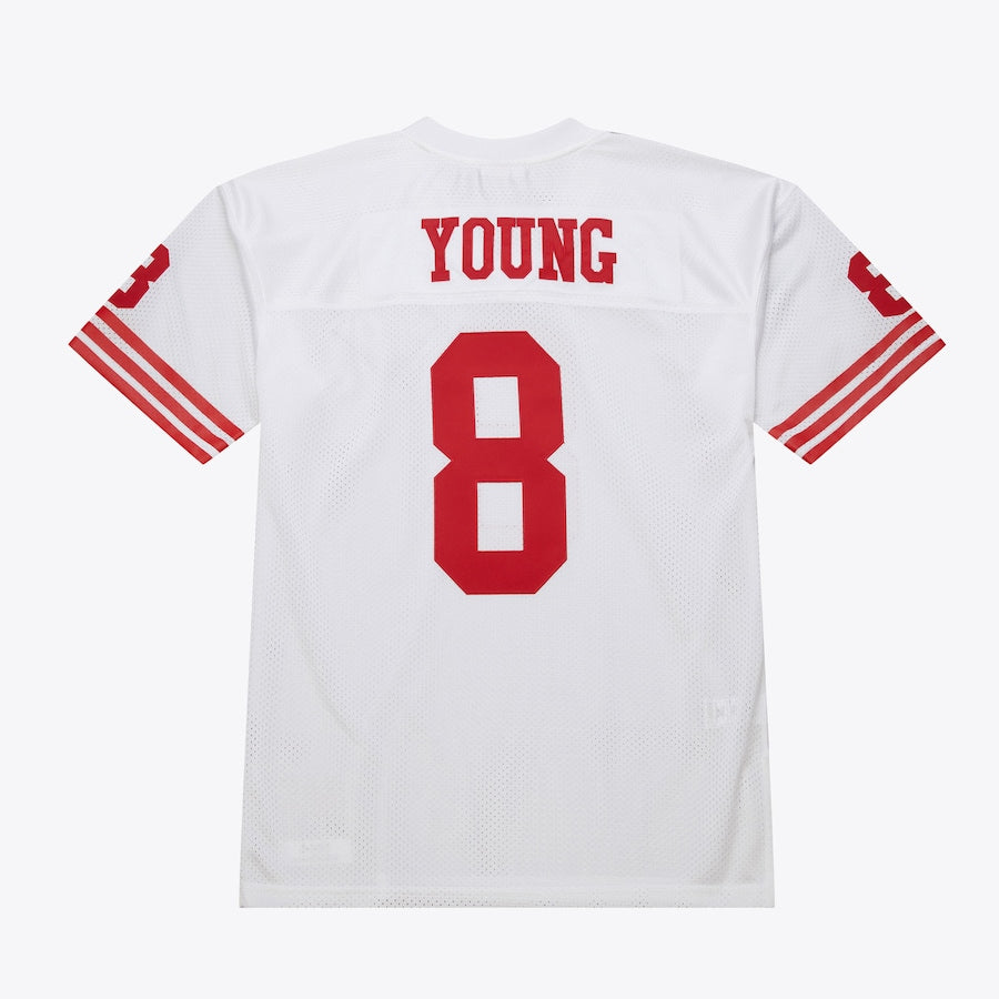 Men's Steve Young White San Francisco 49ers 1994 Jersey football jersey product view 2