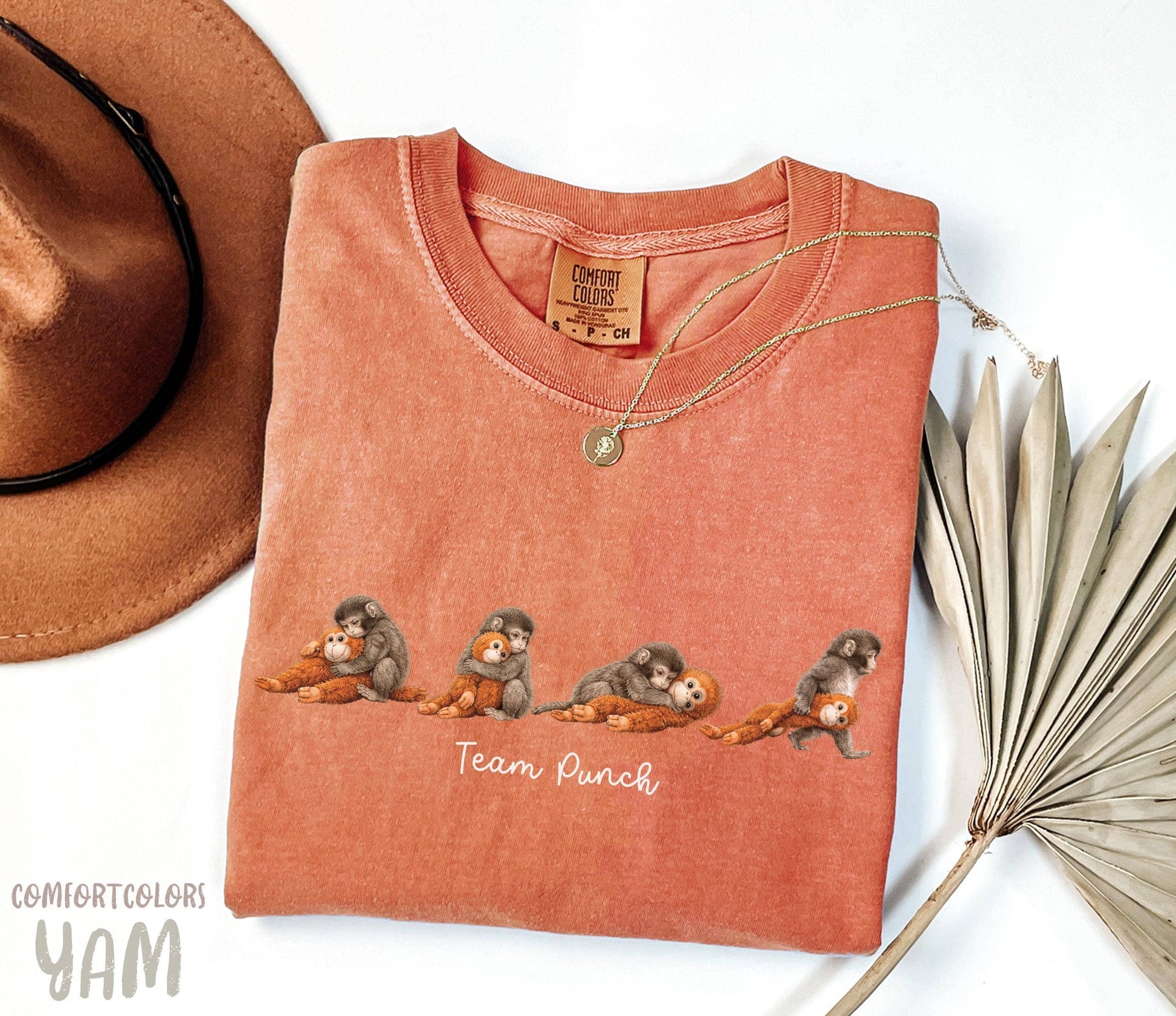 Emotional Support Baby Monkey Plush Toy T-Shirt Unisex T-shirt, Sweatshirt, Hoodie, Long Sleeve Tee - T-Shirt, Sweatshirt, Hoodie