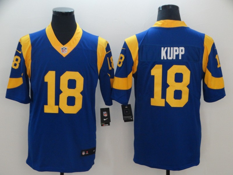 Men's Los Angeles Rams Cooper Kupp Blue Game Jersey football jersey product view 1