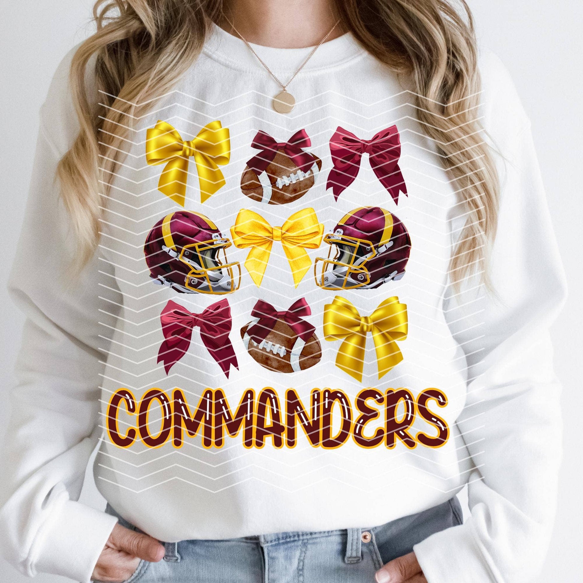 Coquette Commanders Game Day Football Apparel For Fans Unisex T-shirt, Sweatshirt, Hoodie, Long Sleeve Tee - T-Shirt, Sweatshirt, Hoodie
