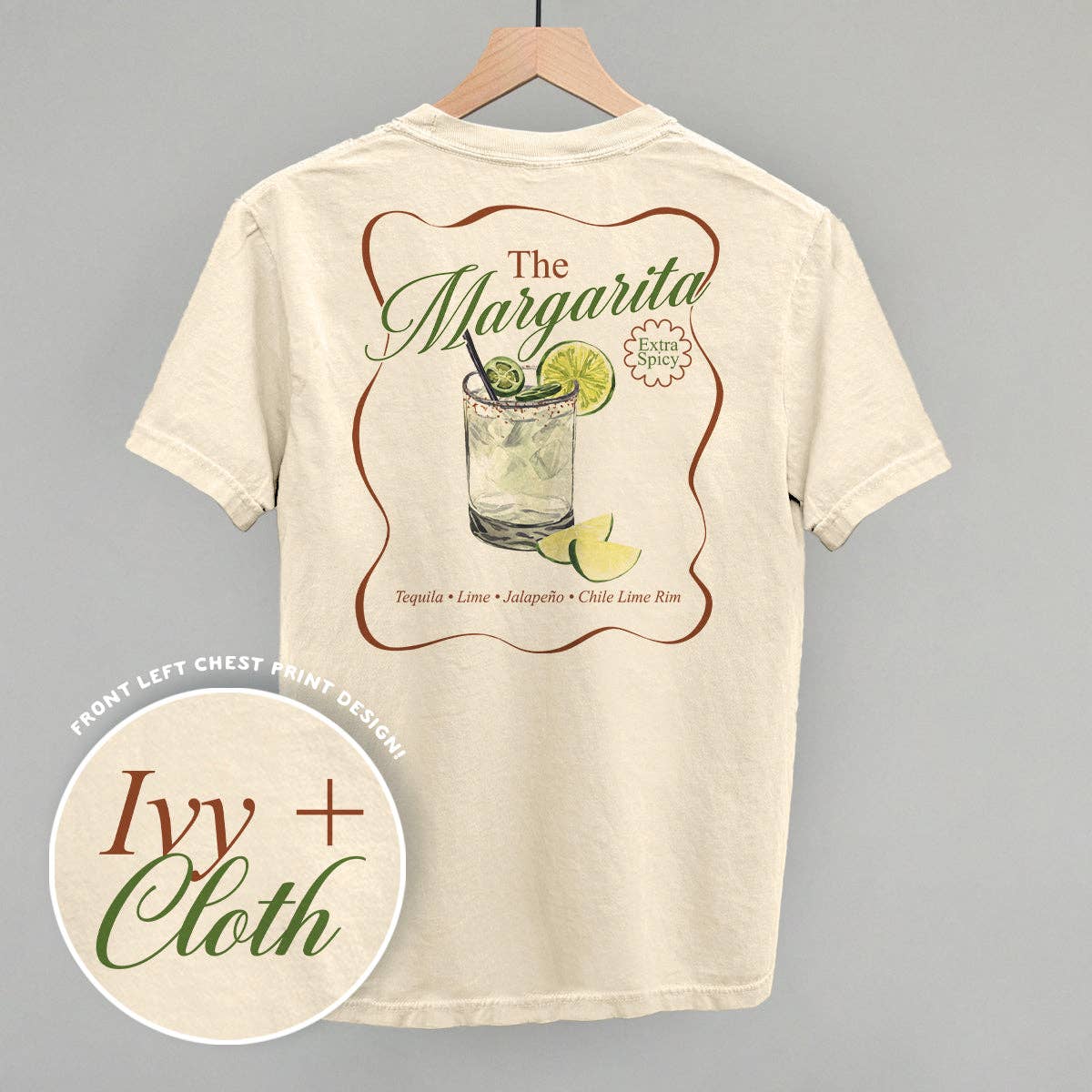 The Margarita (Extra Spicy) (Back Print) Unisex T-shirt, Sweatshirt, Hoodie, Long Sleeve Tee - T-Shirt, Sweatshirt, Hoodie