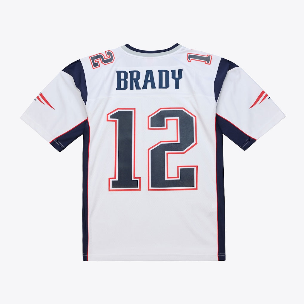 NE.Patriots #12 Tom Brady White 2000 Legacy Replica Jersey football jersey product view 1