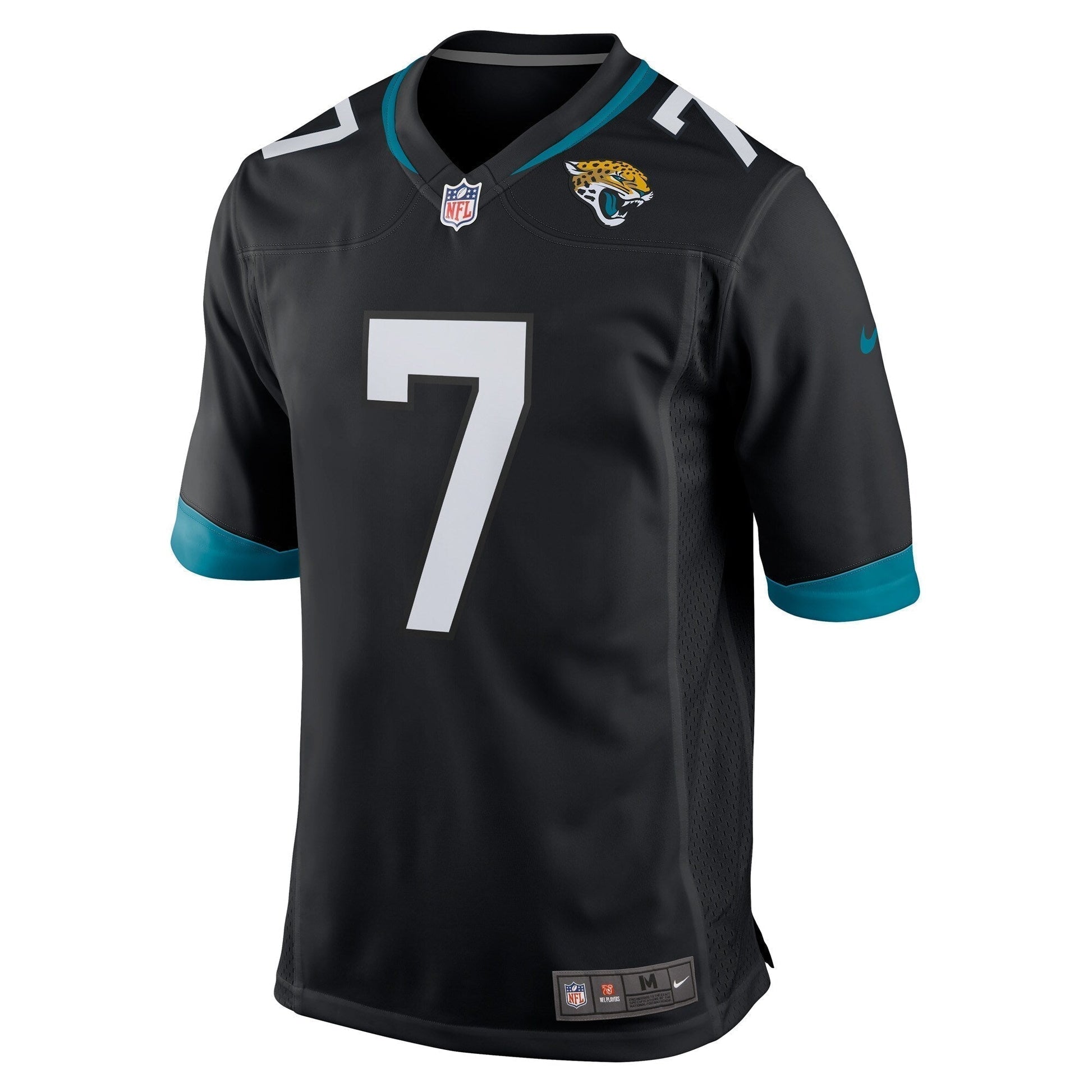Byron Leftwich Jacksonville Jaguars Alternate Retired Game Jersey - Black football jersey product view 2