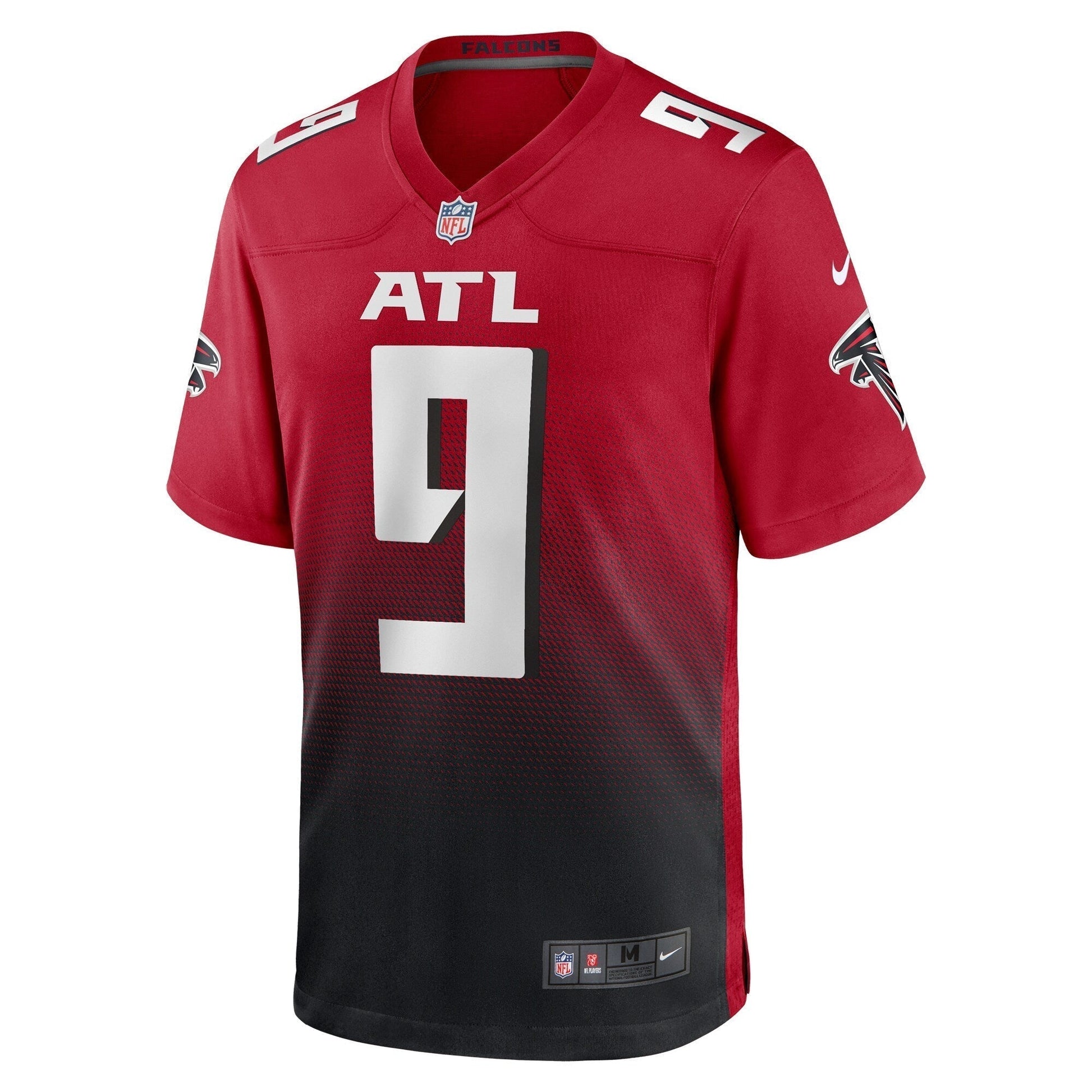 Michael Penix Jr. Atlanta Falcons Alternate Game Jersey - Red football jersey product view 2