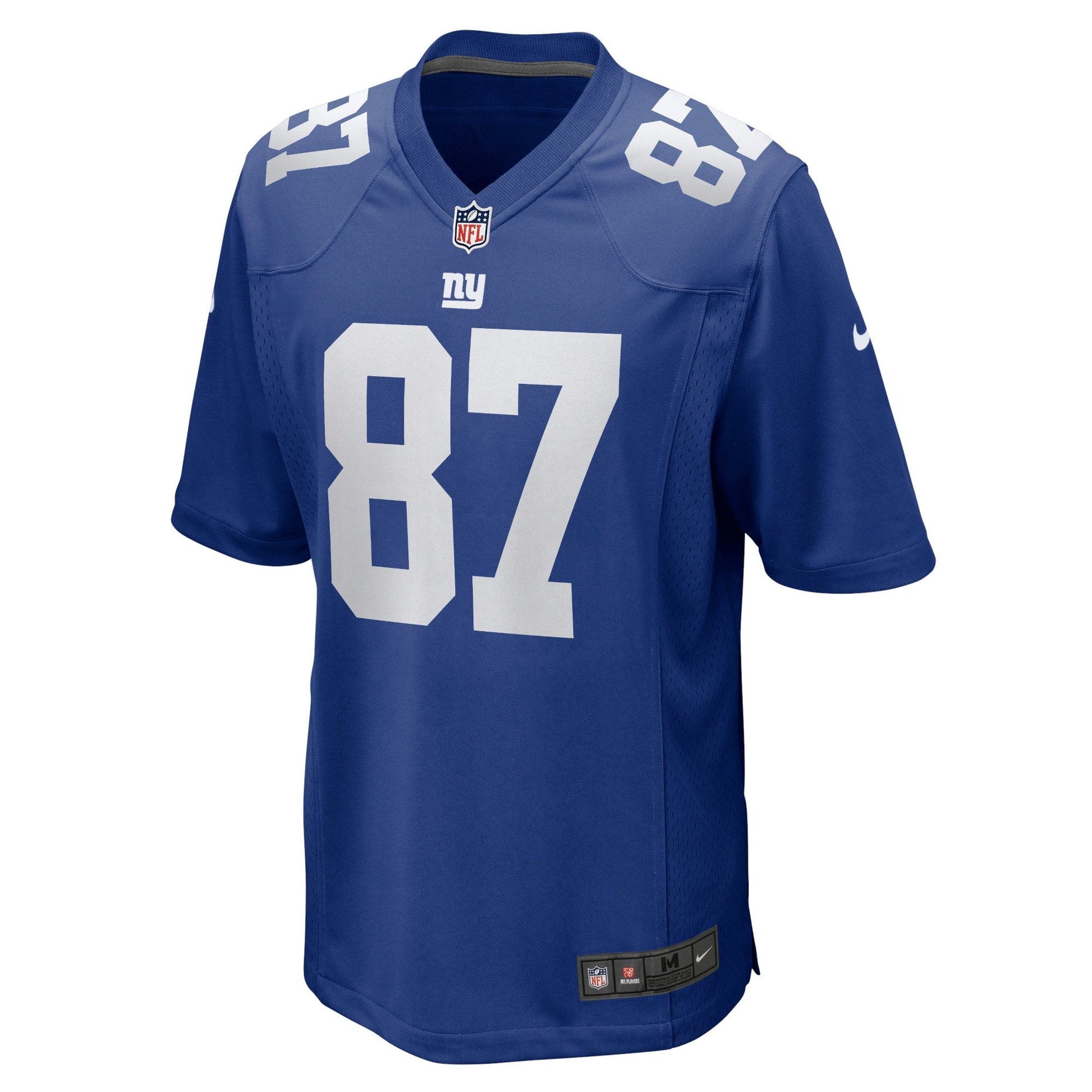 Makai Polk New York Giants Home Game Jersey - Royal football jersey product view 2