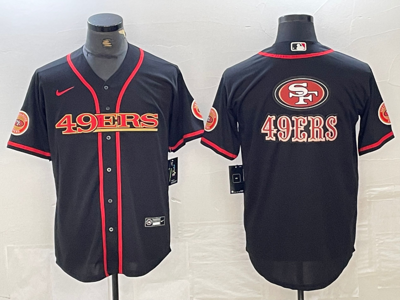 Men's San Francisco 49ers Black Joint Edition Player Jersey football jersey product view 1