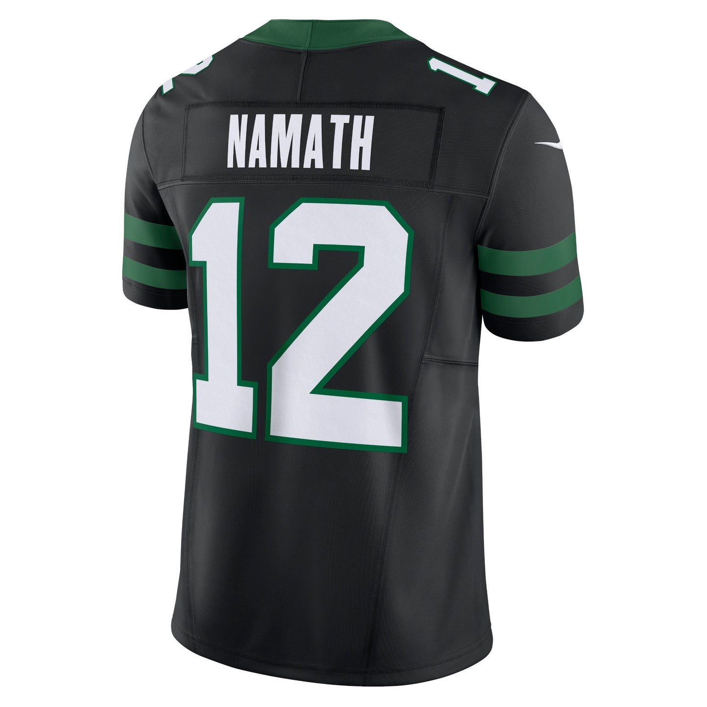 Joe Namath New York Jets Alternate Vapor F.U.S.E. Limited Jersey - Legacy Black football jersey product view 3