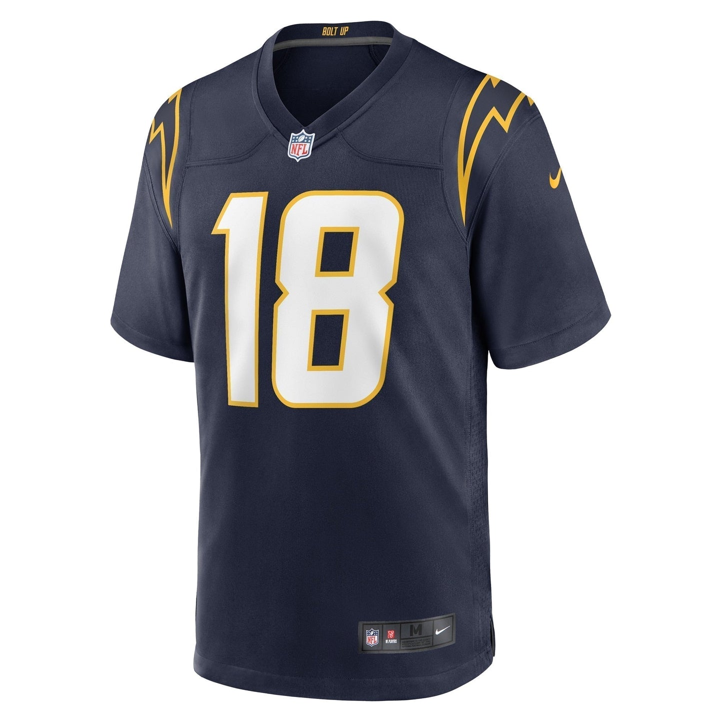 Charlie Joiner Los Angeles Chargers Retired Jersey - Navy football jersey product view 2