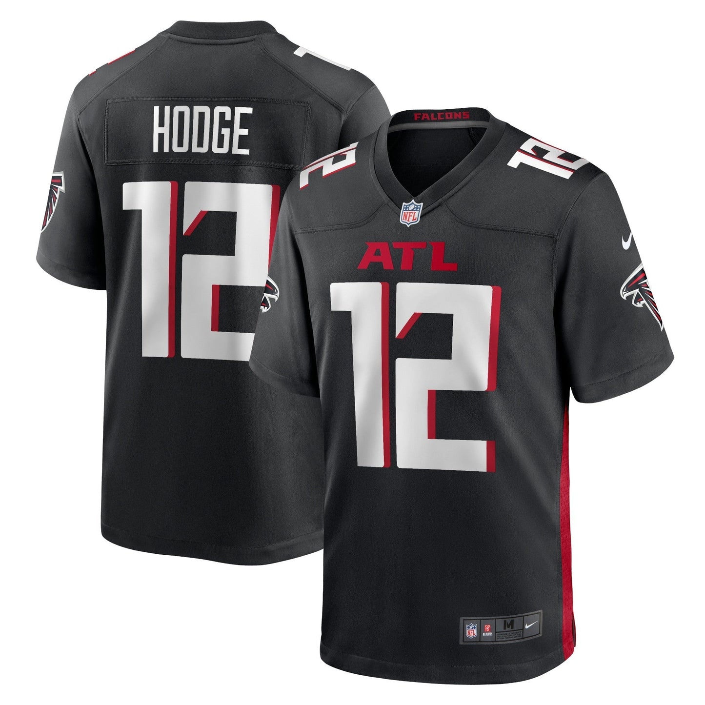 KhaDarel Hodge Atlanta Falcons Game Jersey - Black football jersey product view 1
