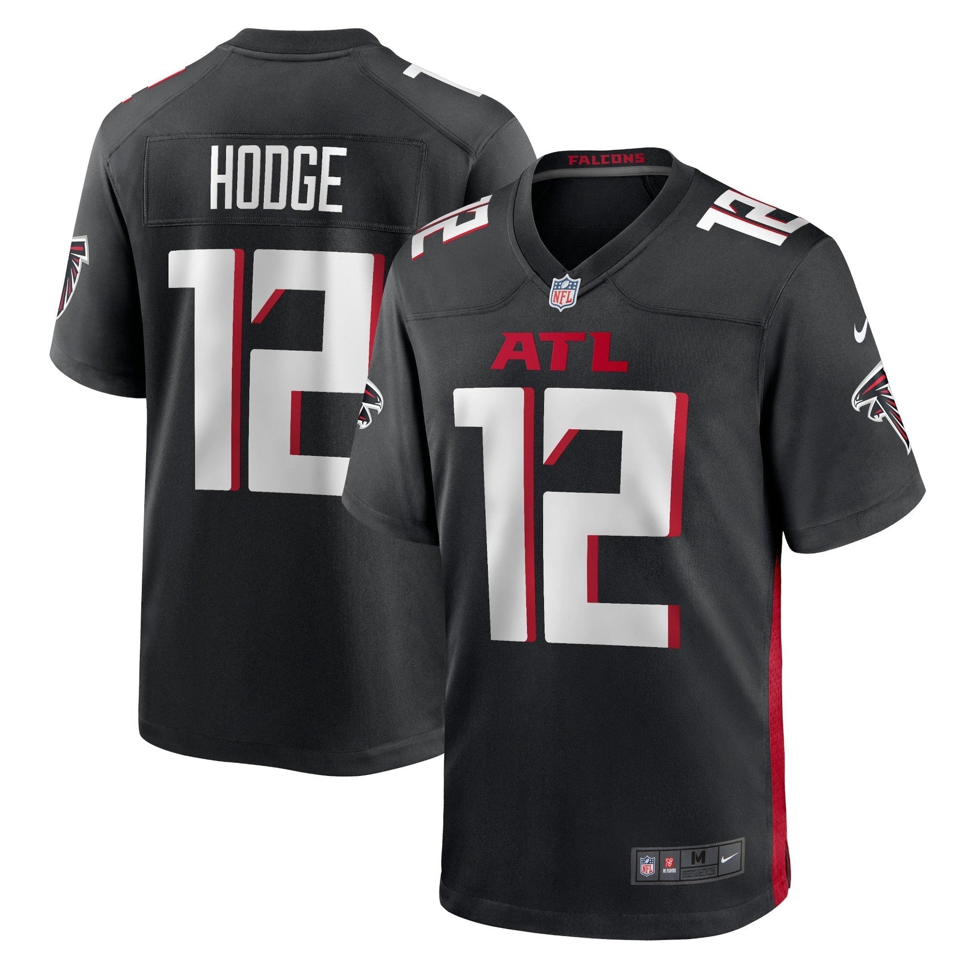KhaDarel Hodge Atlanta Falcons Game Jersey - Black football jersey product view 1
