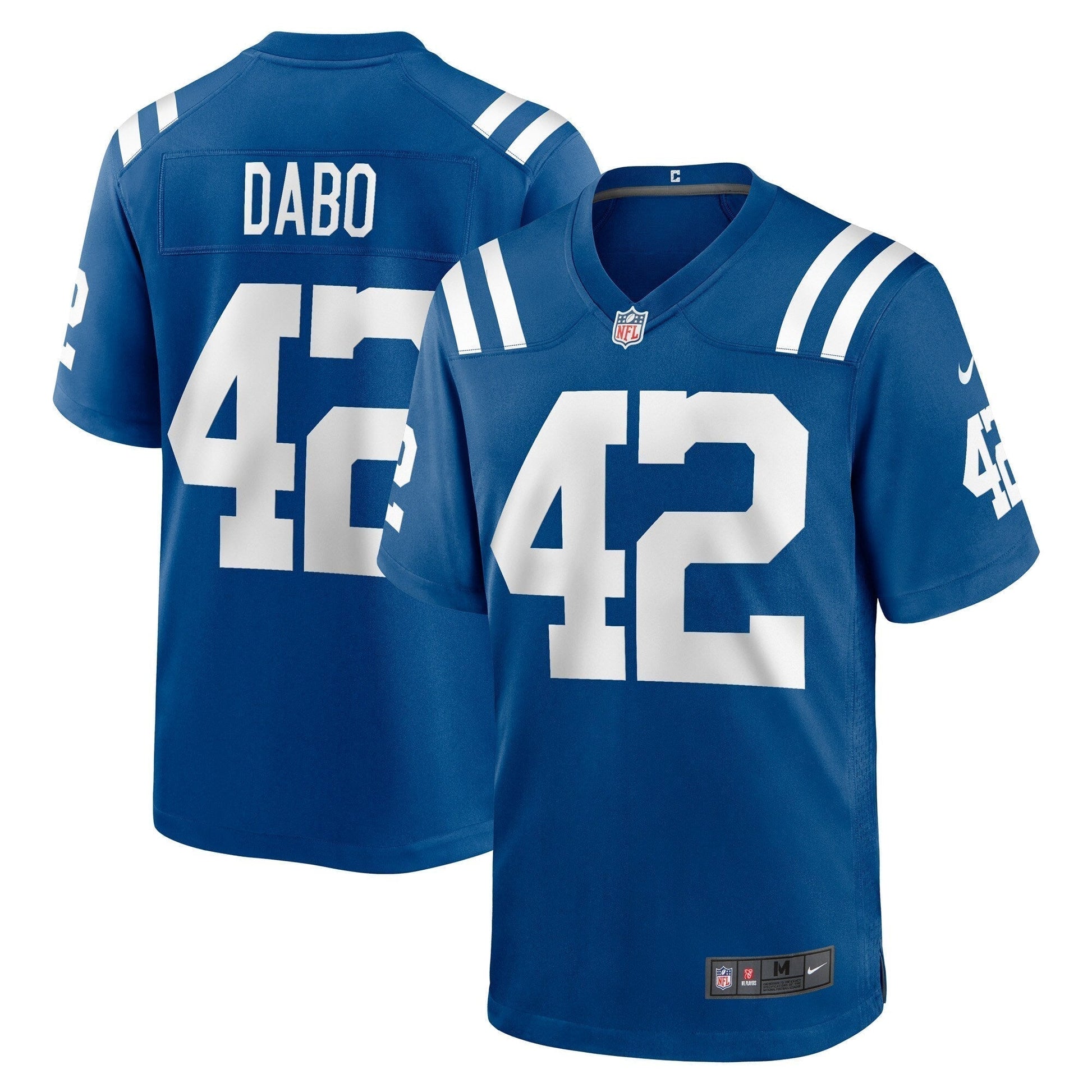Marcel Dabo Indianapolis Colts Game Jersey - Royal football jersey product view 1
