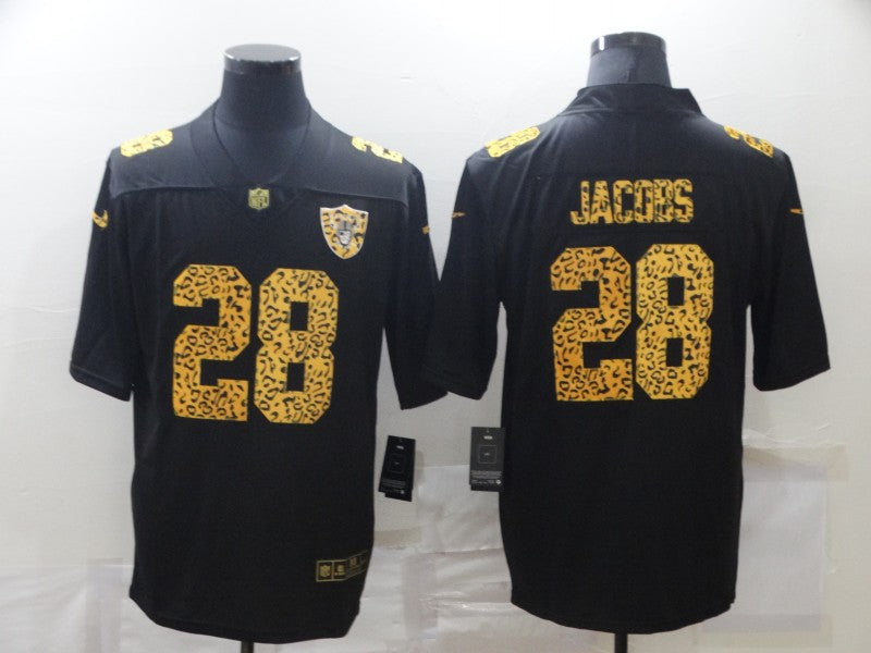 Men's Las Vegas Raiders Josh Jacobs Black Game Jersey1 football jersey product view 1