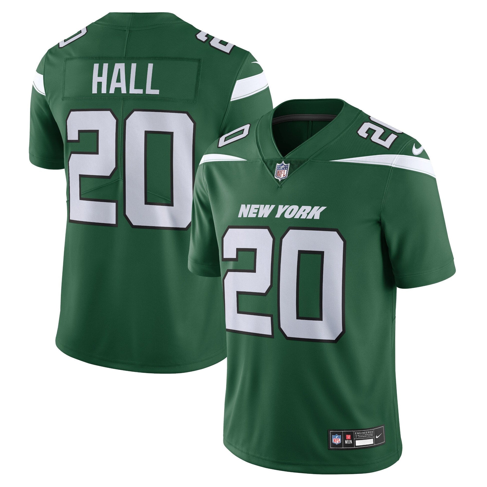 Breece Hall New York Jets Vapor Untouchable Limited Jersey - Gotham Green football jersey product view 1